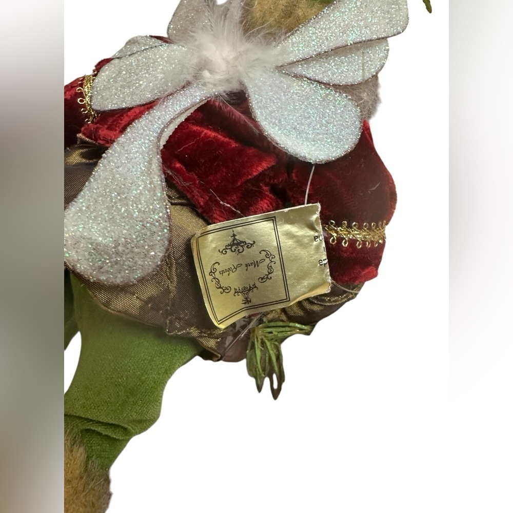Mark Roberts Mistletoe Fairy Small 51-12408 # 2796/7500 Red Green Gold 2011 - Picture 5 of 8